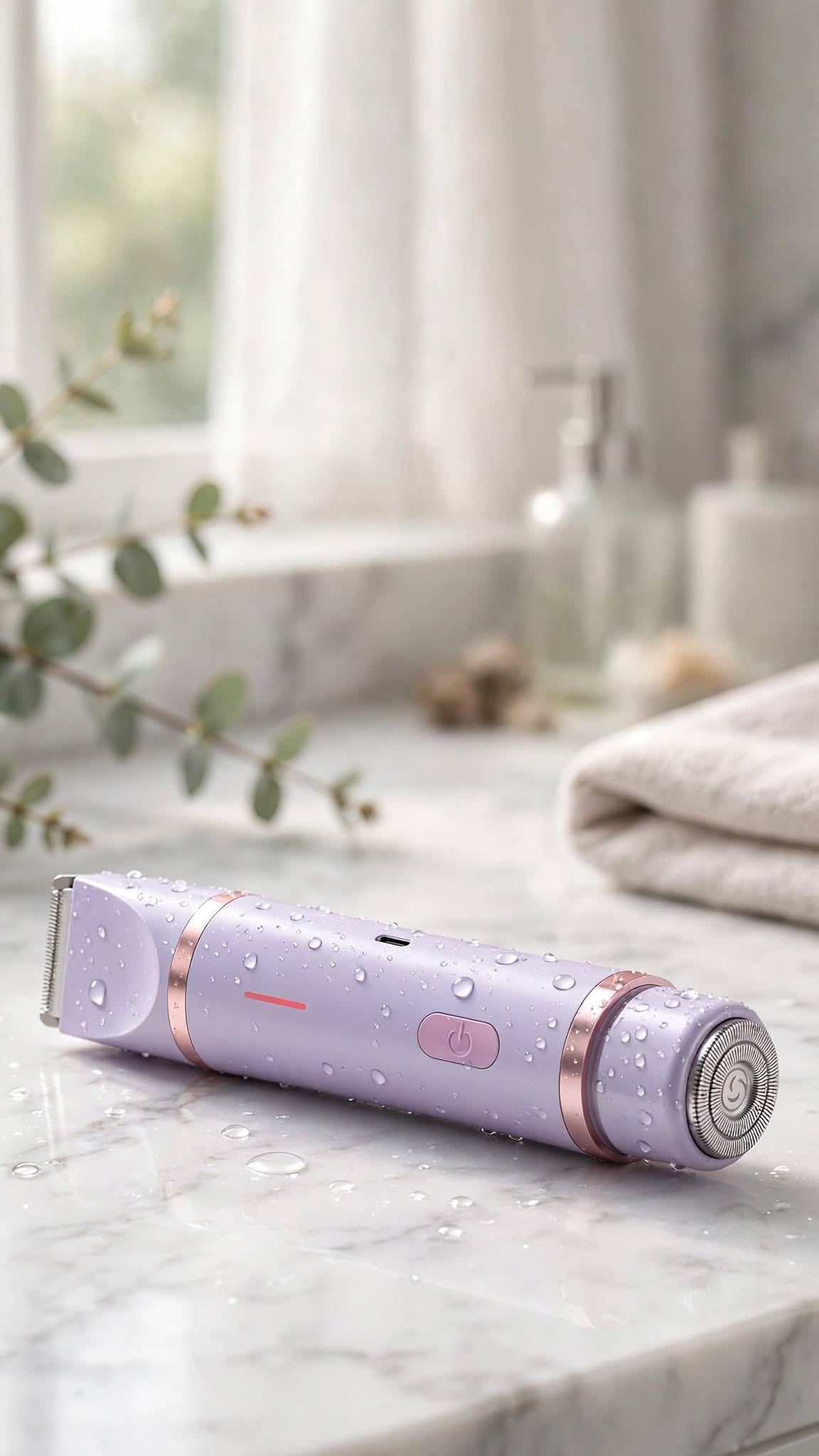 2-in-1 Electric Women's Shaver | Waterproof Ceramic Blade