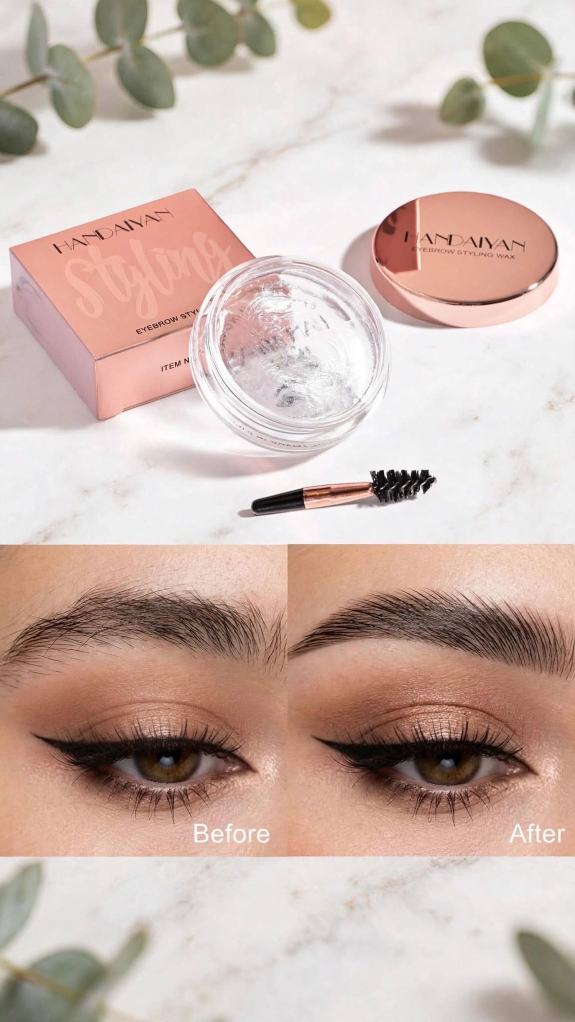 3D Setting Eyebrow Gel & Wax | Natural Long-Lasting