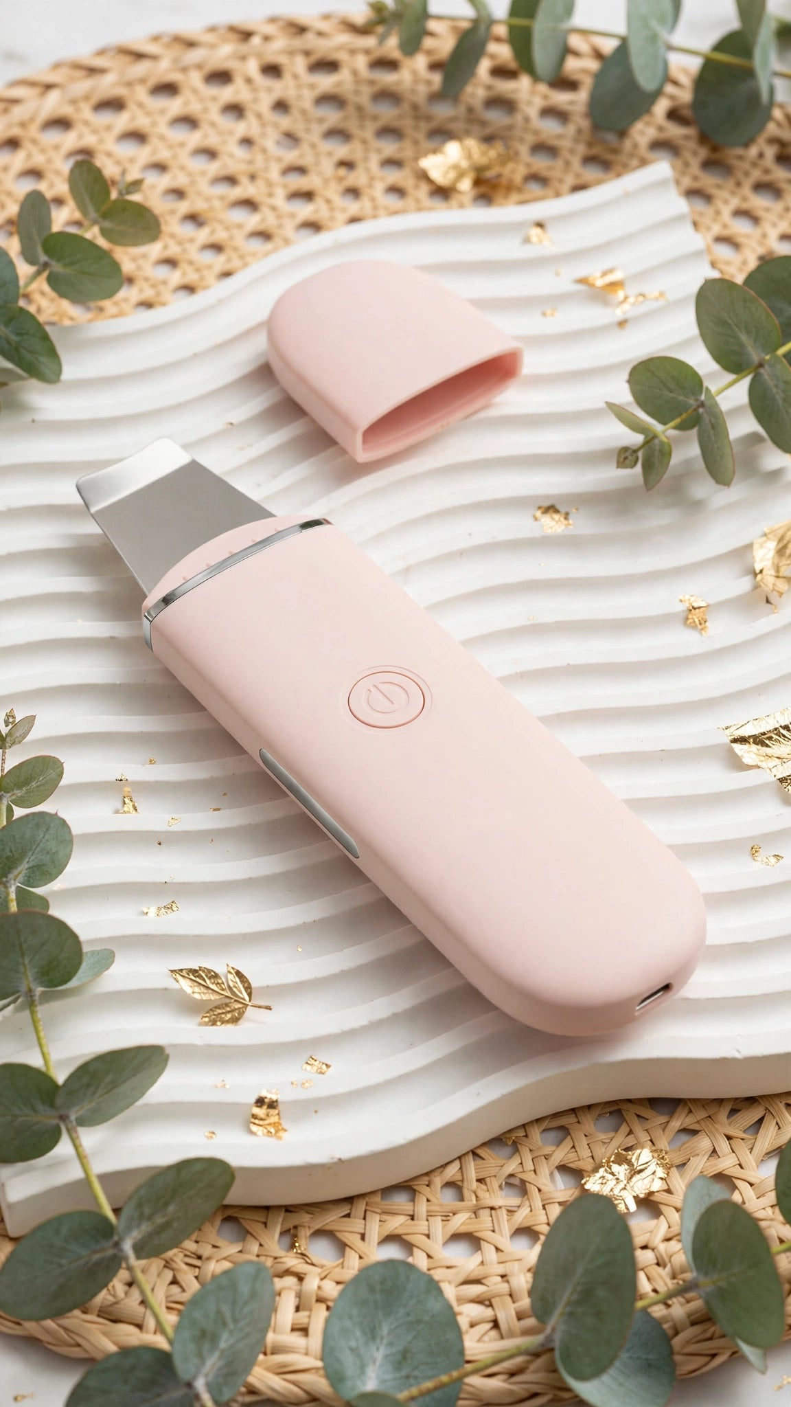 Ultrasonic Facial Cleansing Device – USB Rechargeable Blackhead Remover & Exfoliator