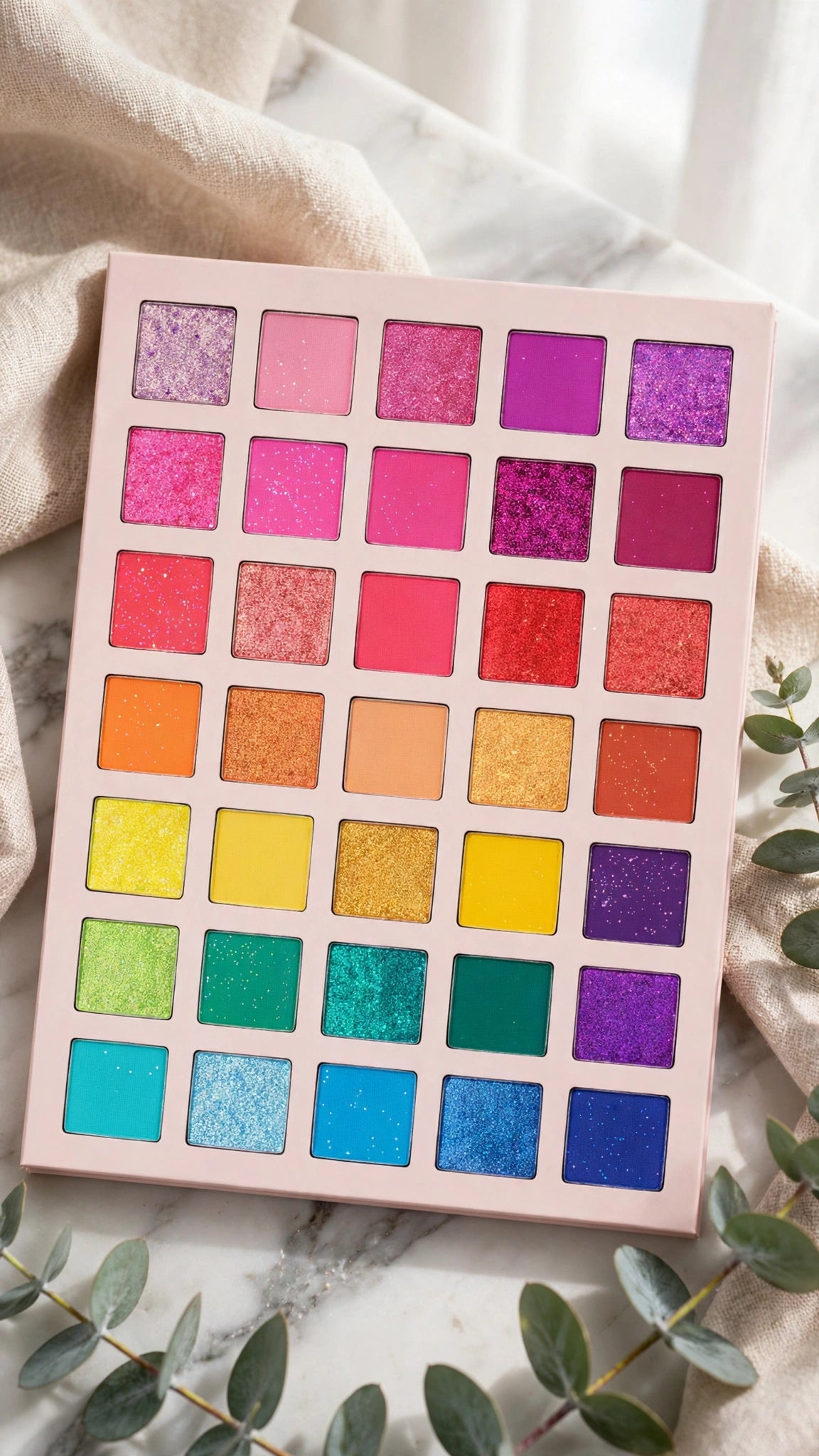 Professional Eyeshadow Palette – High Pigment Matte & Shimmer, Waterproof
