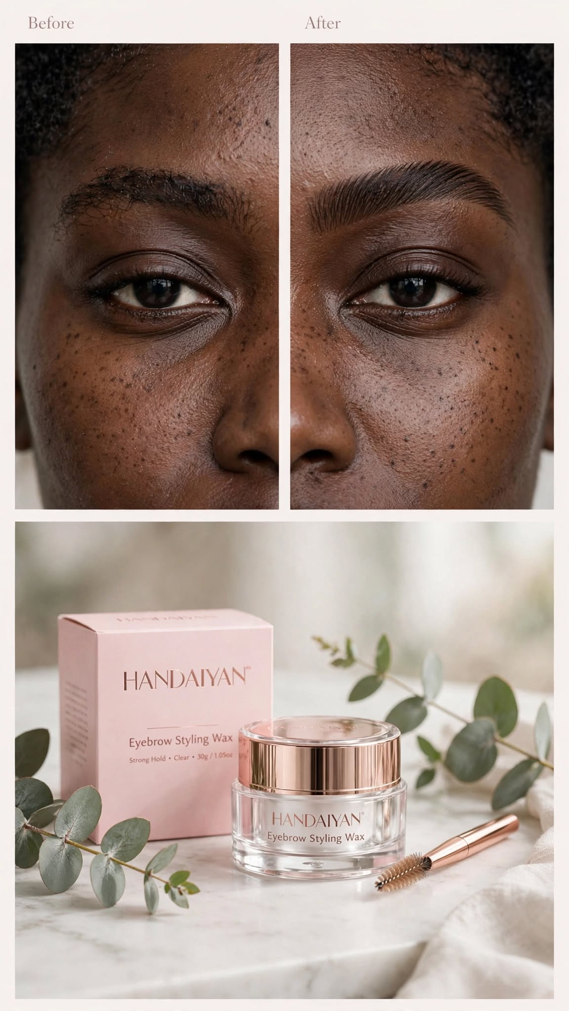 3D Setting Eyebrow Gel & Wax | Natural Long-Lasting