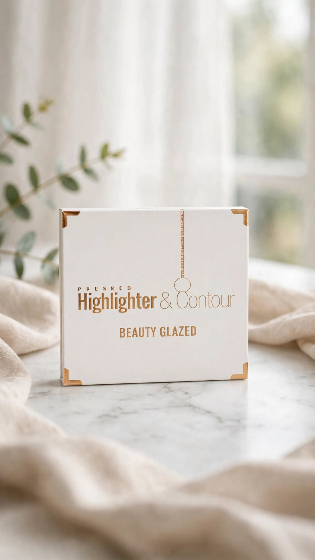 4-Colour Highlighter & Contour Palette – Bronzer, Eyeshadow & Brightening Shades