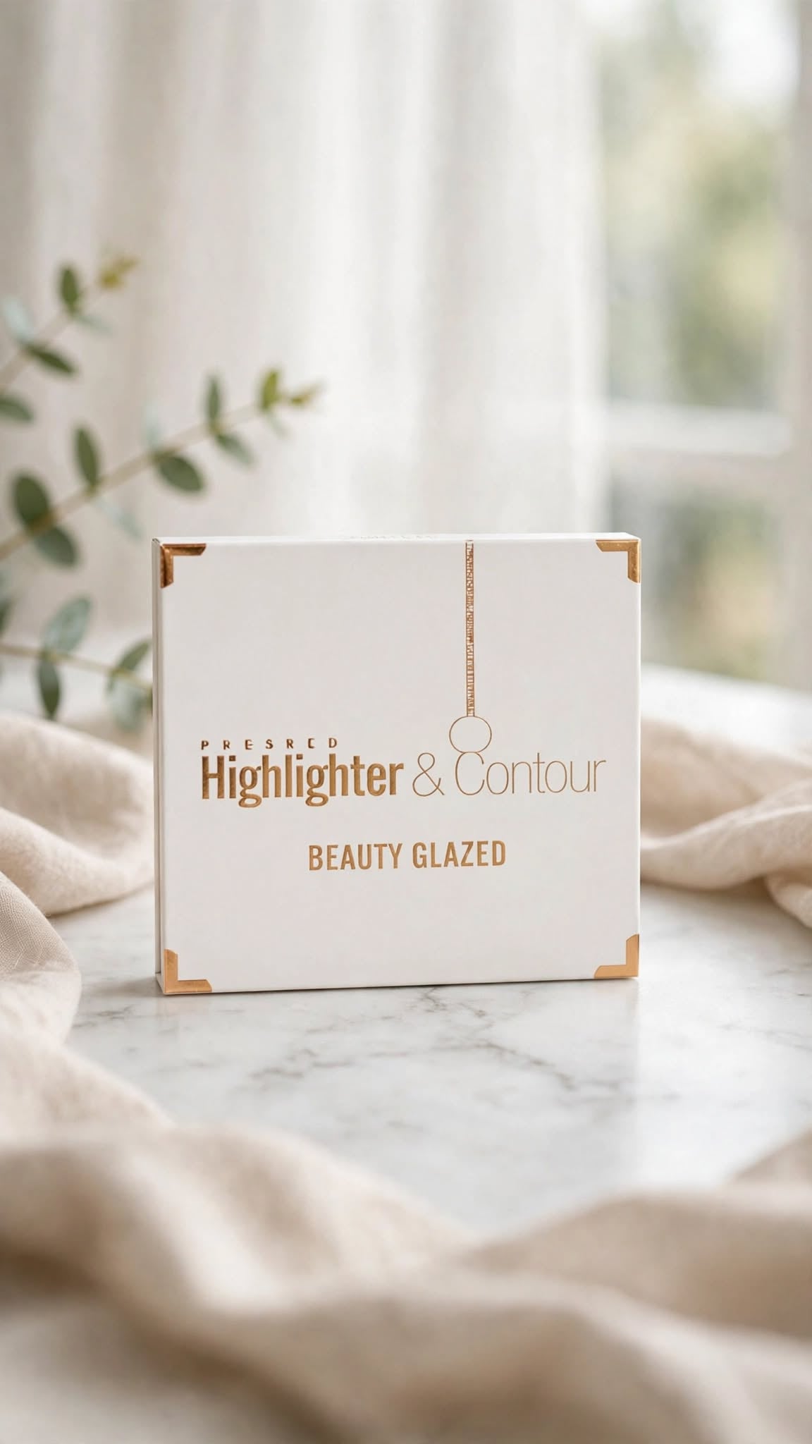 4-Colour Highlighter & Contour Palette – Bronzer, Eyeshadow & Brightening Shades