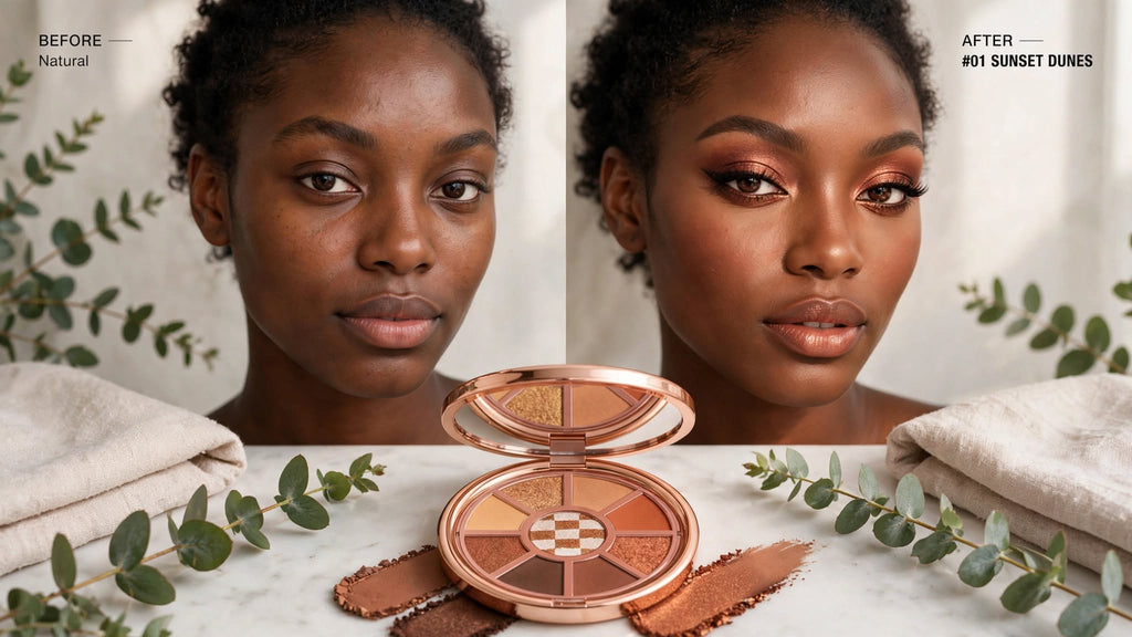 9-Color Eyeshadow Palette | Matte & Shimmer