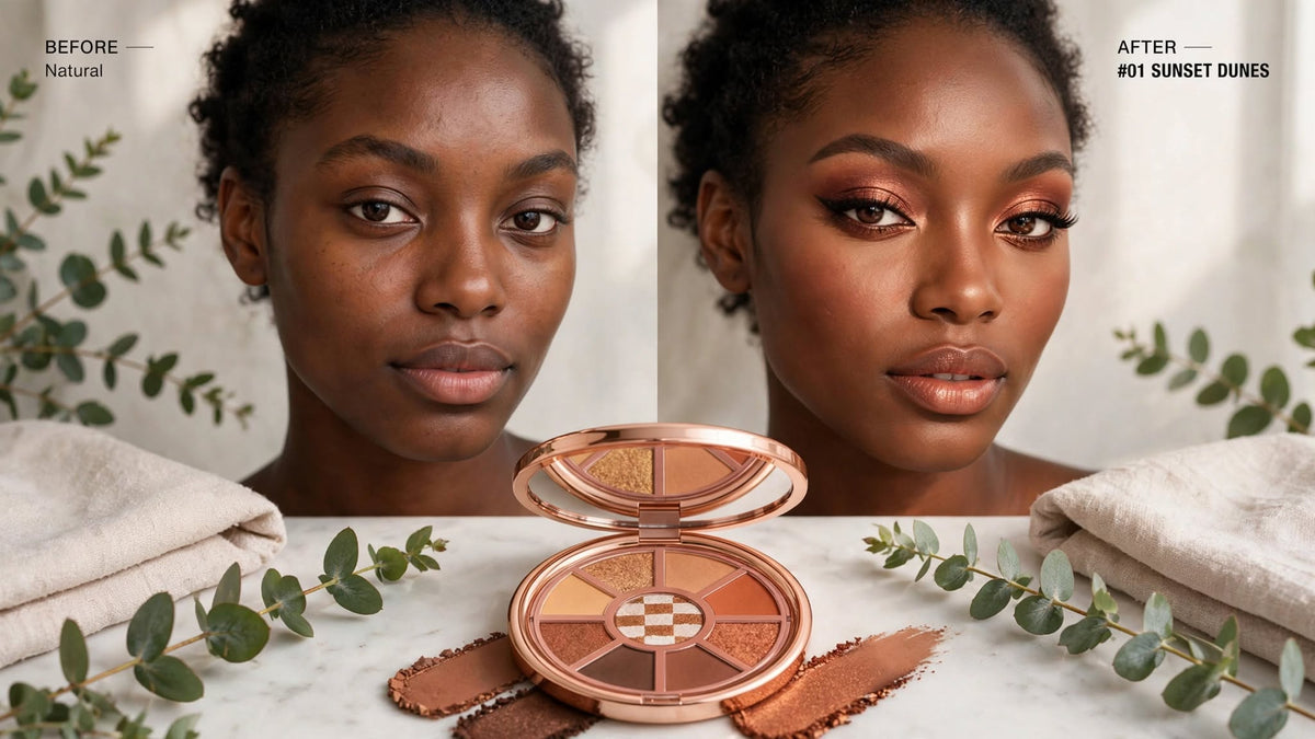 9-Color Eyeshadow Palette | Matte & Shimmer