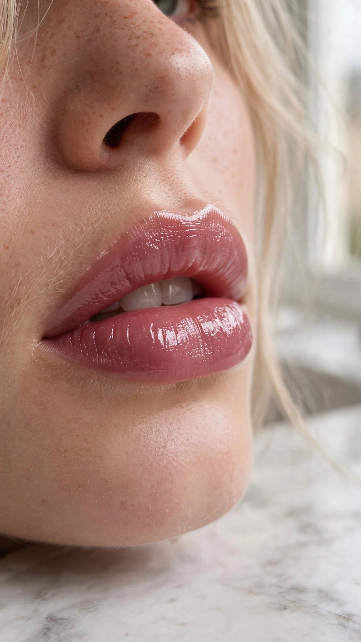 Glossy Liquid Lip Glaze – Non-Sticky Lip Oil, High Gloss & Plumping