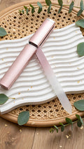 Rose Gold Glass Nail File – Manicure & Pedicure Nail Tool