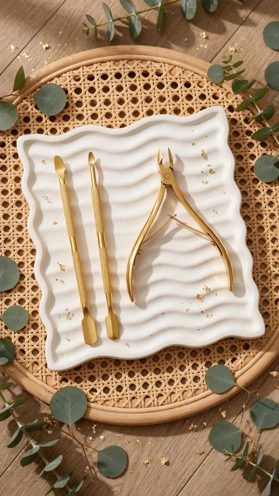 3pcs Multi-Functional Nail Care Set – Stainless Steel Cuticle Scissors, Nail Pusher & Polish Remover
