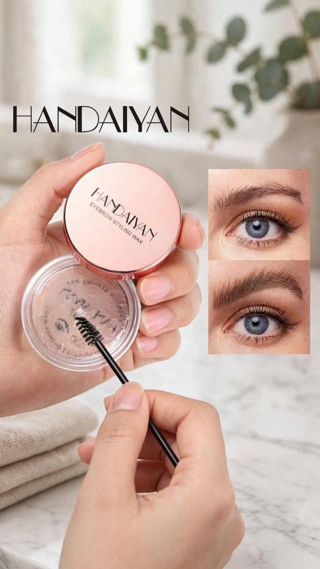 3D Setting Eyebrow Gel & Wax | Natural Long-Lasting