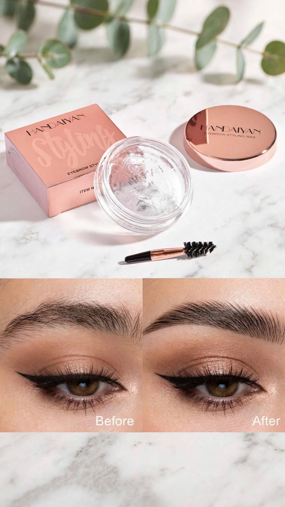 3D Setting Eyebrow Gel & Wax | Natural Long-Lasting