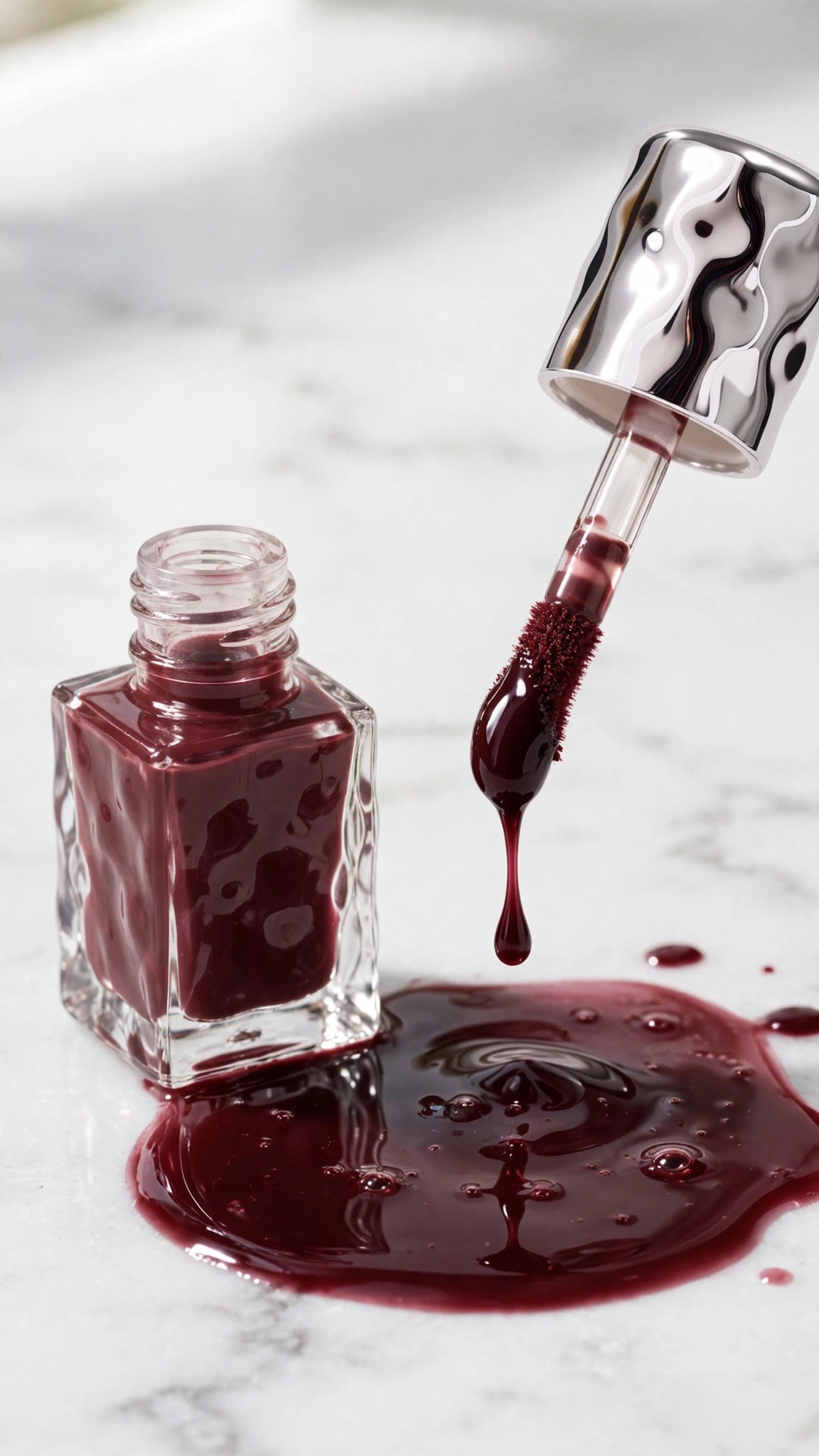 Glossy Liquid Lip Glaze – Non-Sticky Lip Oil, High Gloss & Plumping