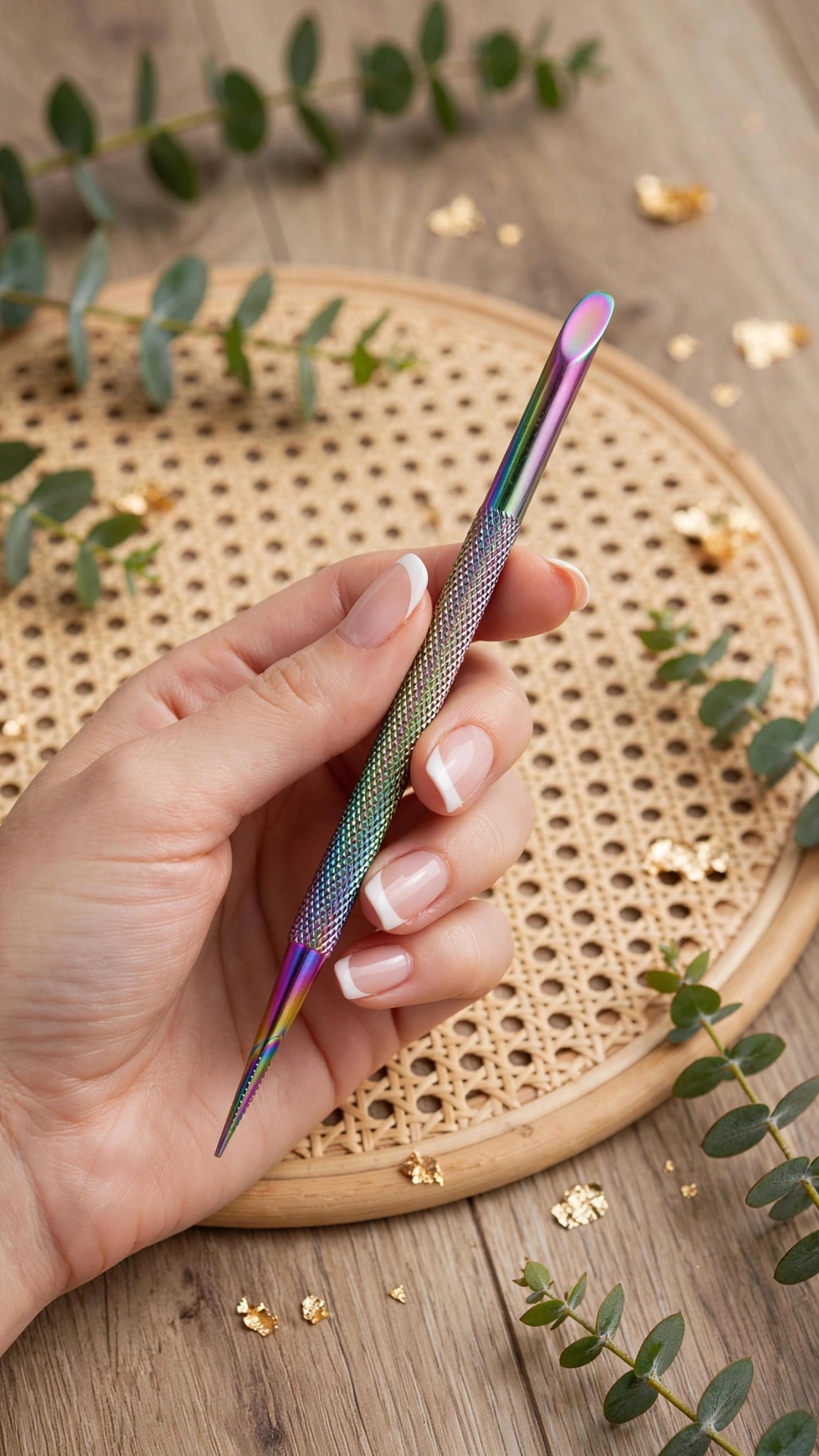 Stainless Steel Double-Ended Nail Dead Skin Pusher