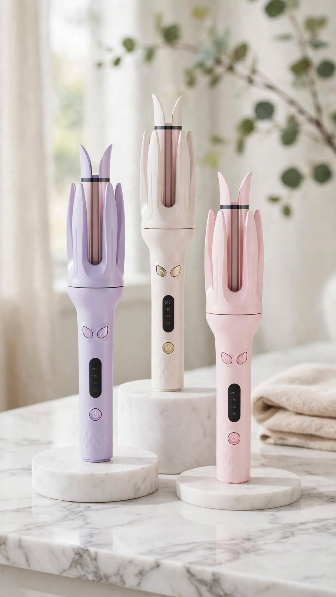 Automatic Hair Curler | 4 Heat Settings & Fast Heating