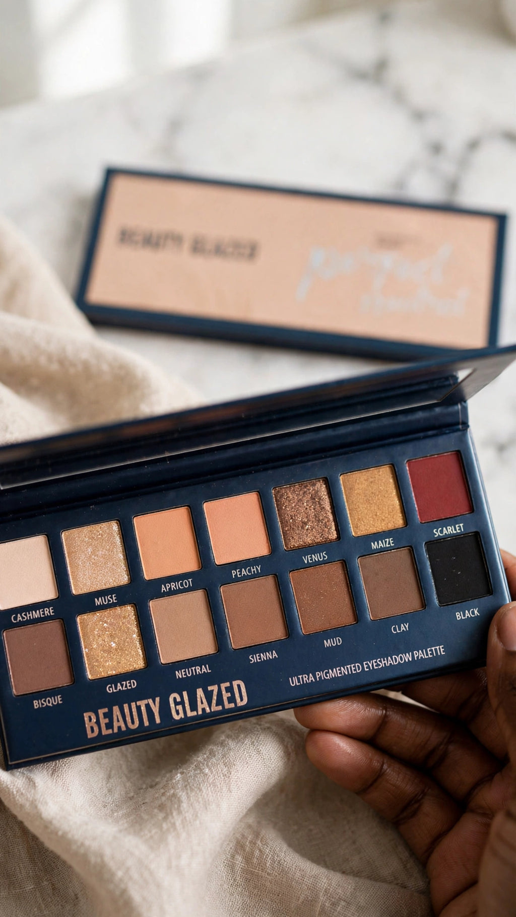 14-Colour Pearl Eyeshadow Palette – Shimmer, Matte & Multi-Dimensional Finish