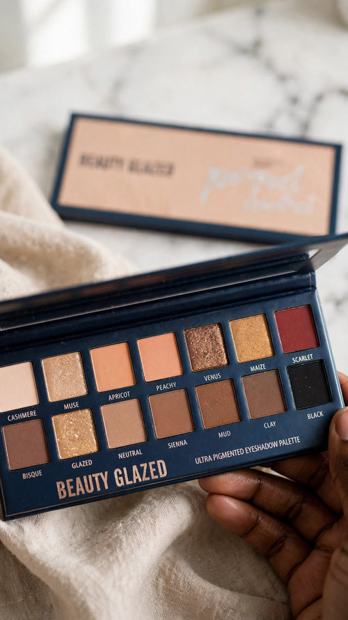 14-Colour Pearl Eyeshadow Palette – Shimmer, Matte & Multi-Dimensional Finish