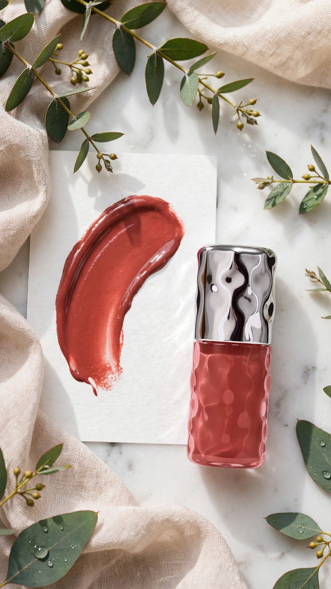 Glossy Liquid Lip Glaze – Non-Sticky Lip Oil, High Gloss & Plumping