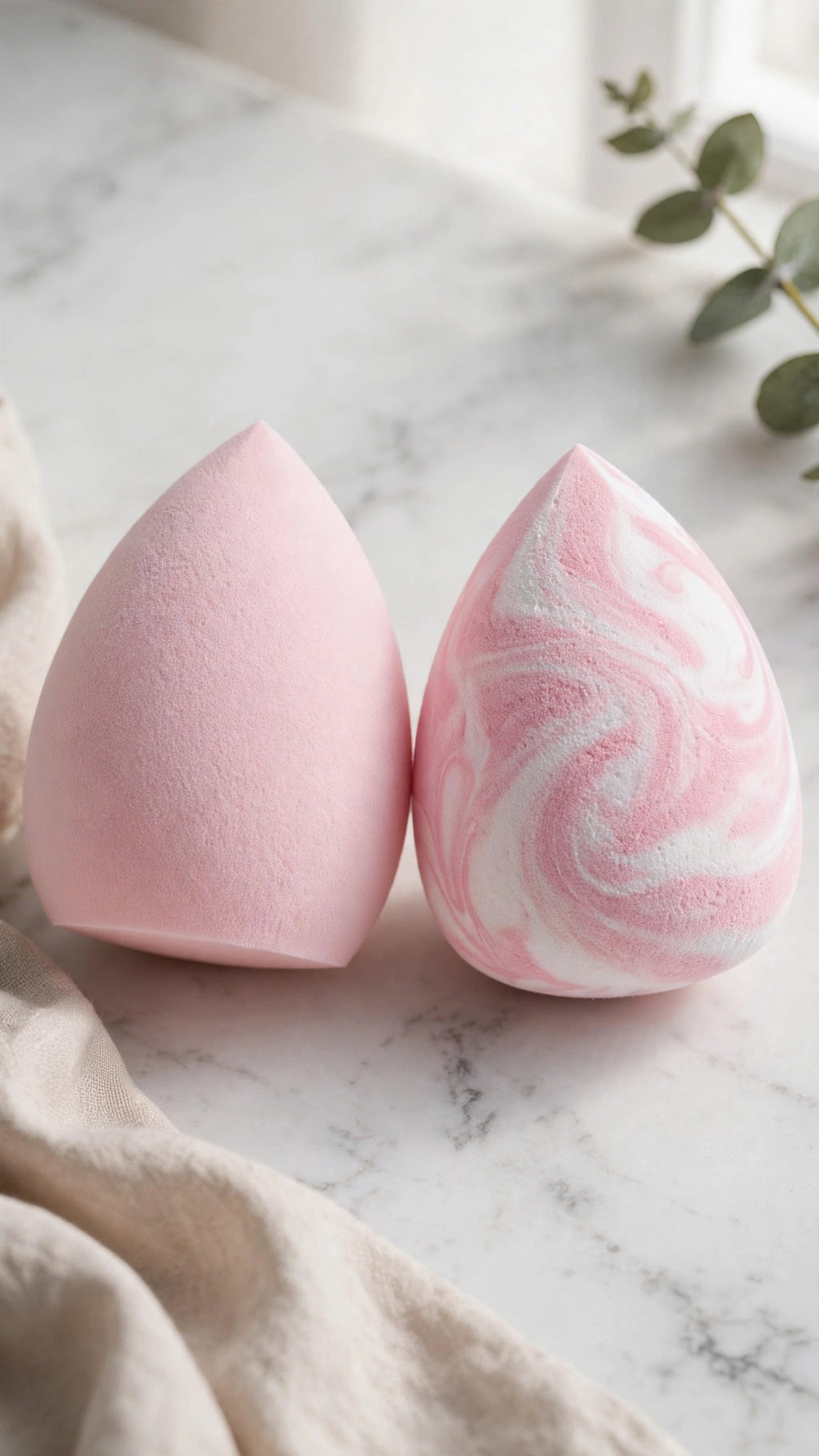 6-Piece Soft Elastic Makeup Sponge Set – Wet & Dry Dual Use for Foundation & Concealer