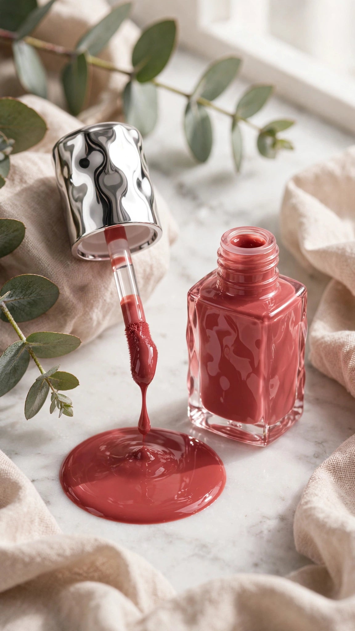 Glossy Liquid Lip Glaze – Non-Sticky Lip Oil, High Gloss & Plumping