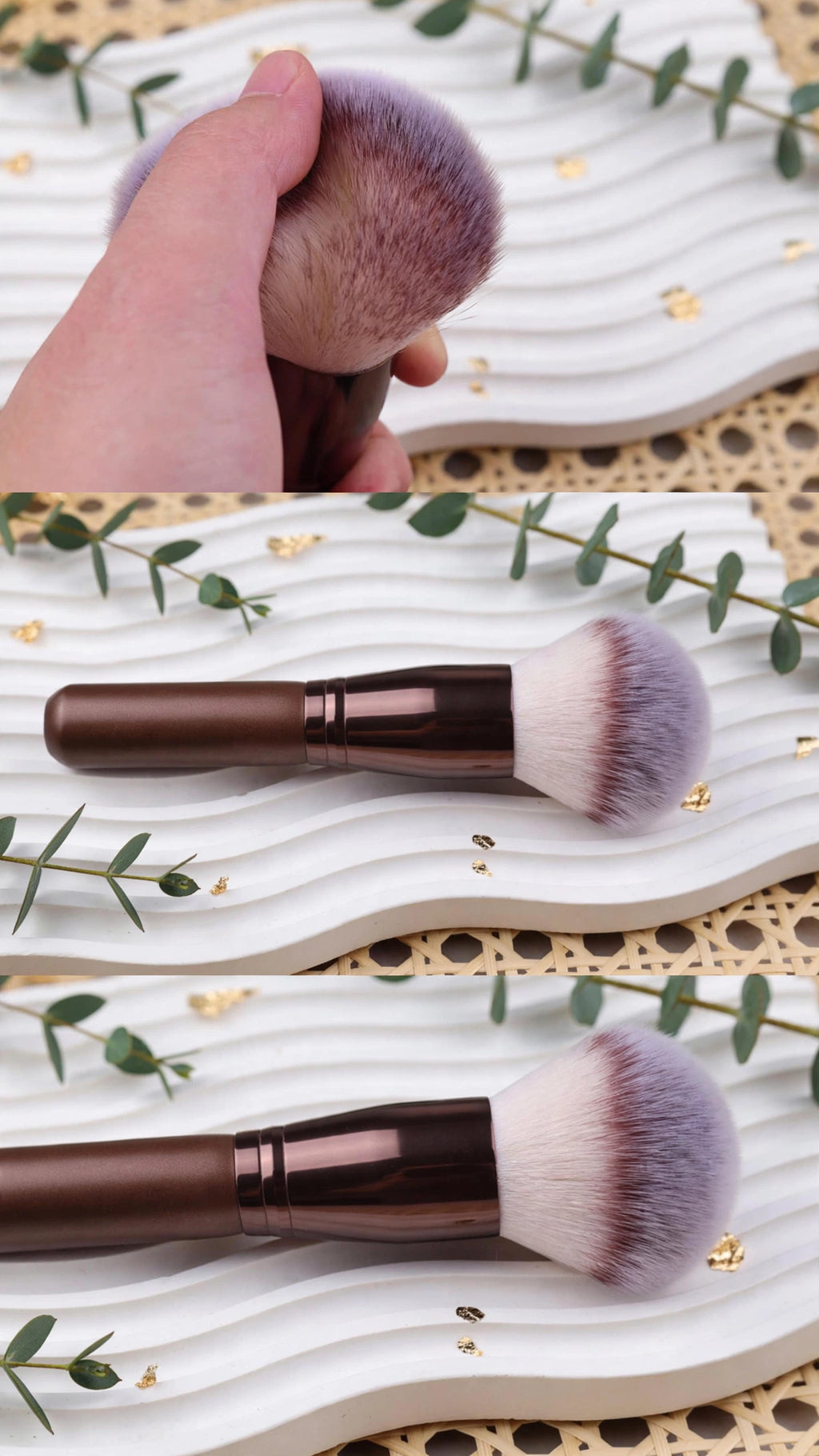 21pcs Professional Dual-Ended Makeup Brush Set with Storage Box