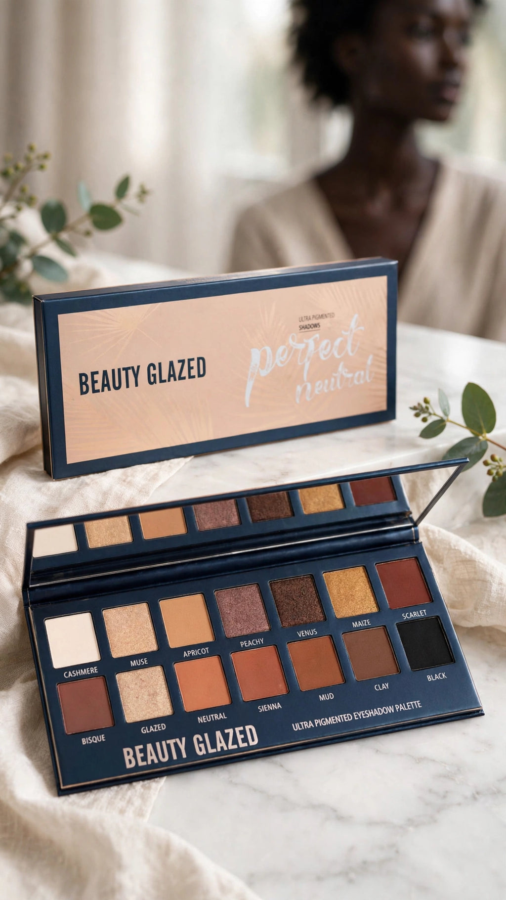 14-Colour Pearl Eyeshadow Palette – Shimmer, Matte & Multi-Dimensional Finish
