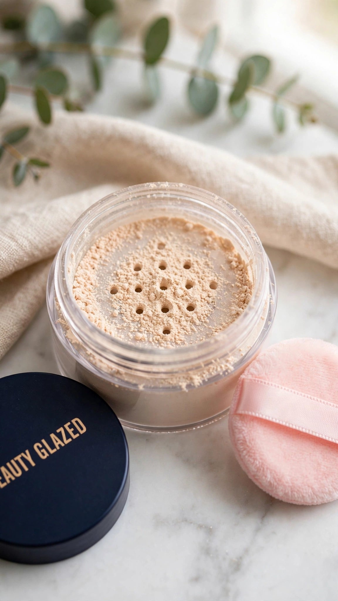 Loose Setting Powder with Fine Shimmers – Translucent, Oil Control & Soft Focus