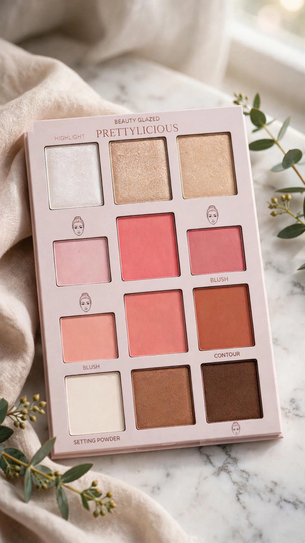 Professional Eyeshadow Palette – High Pigment Matte & Shimmer, Waterproof