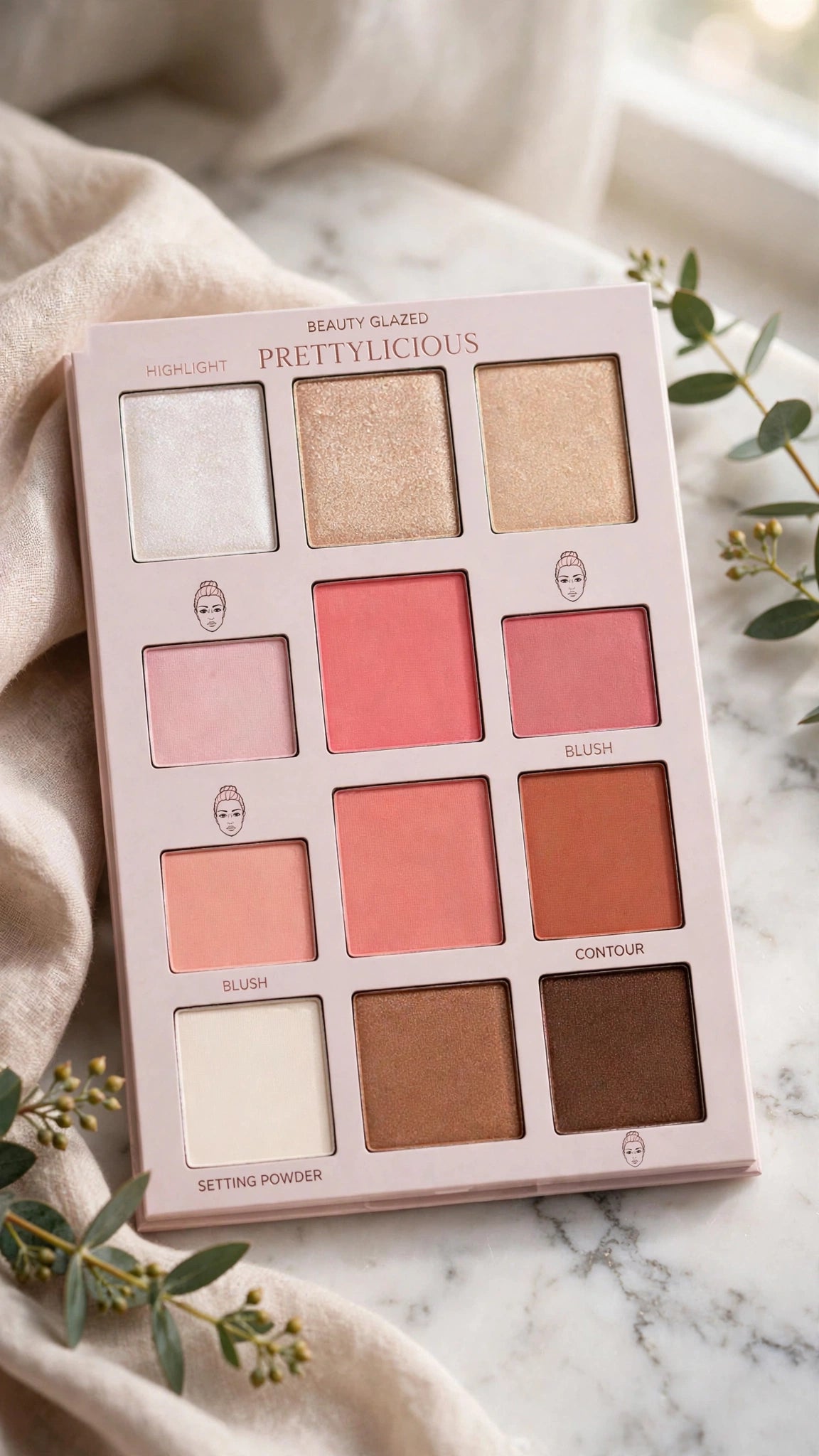 Professional Eyeshadow Palette – High Pigment Matte & Shimmer, Waterproof