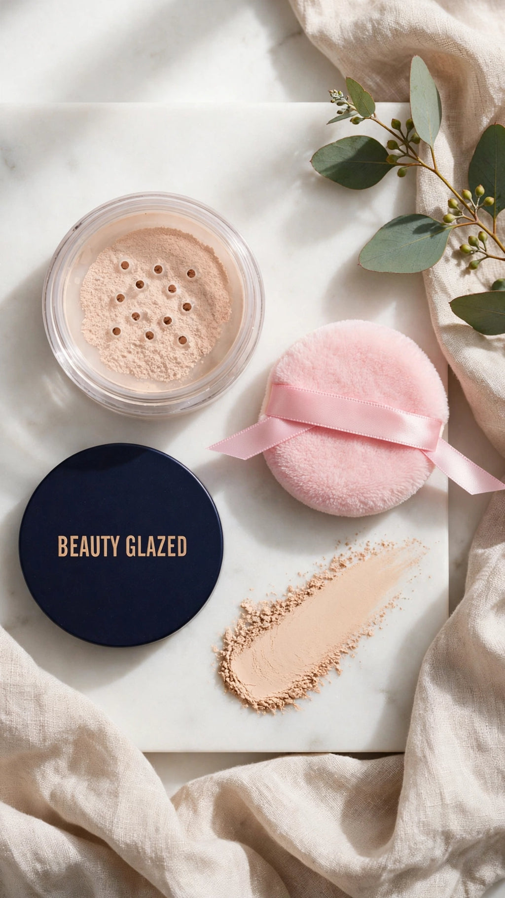 Loose Setting Powder with Fine Shimmers – Translucent, Oil Control & Soft Focus