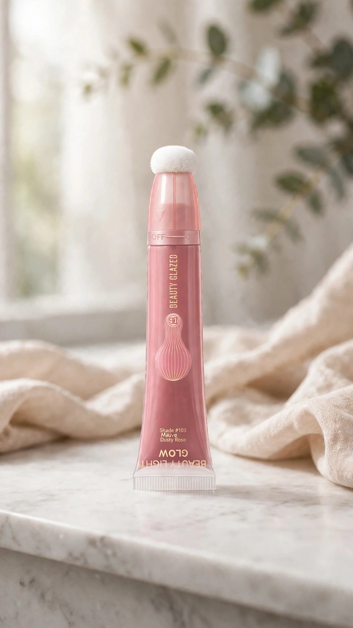 Professional Liquid Blush Stick with Sponge – High Coverage, Natural Matte Finish