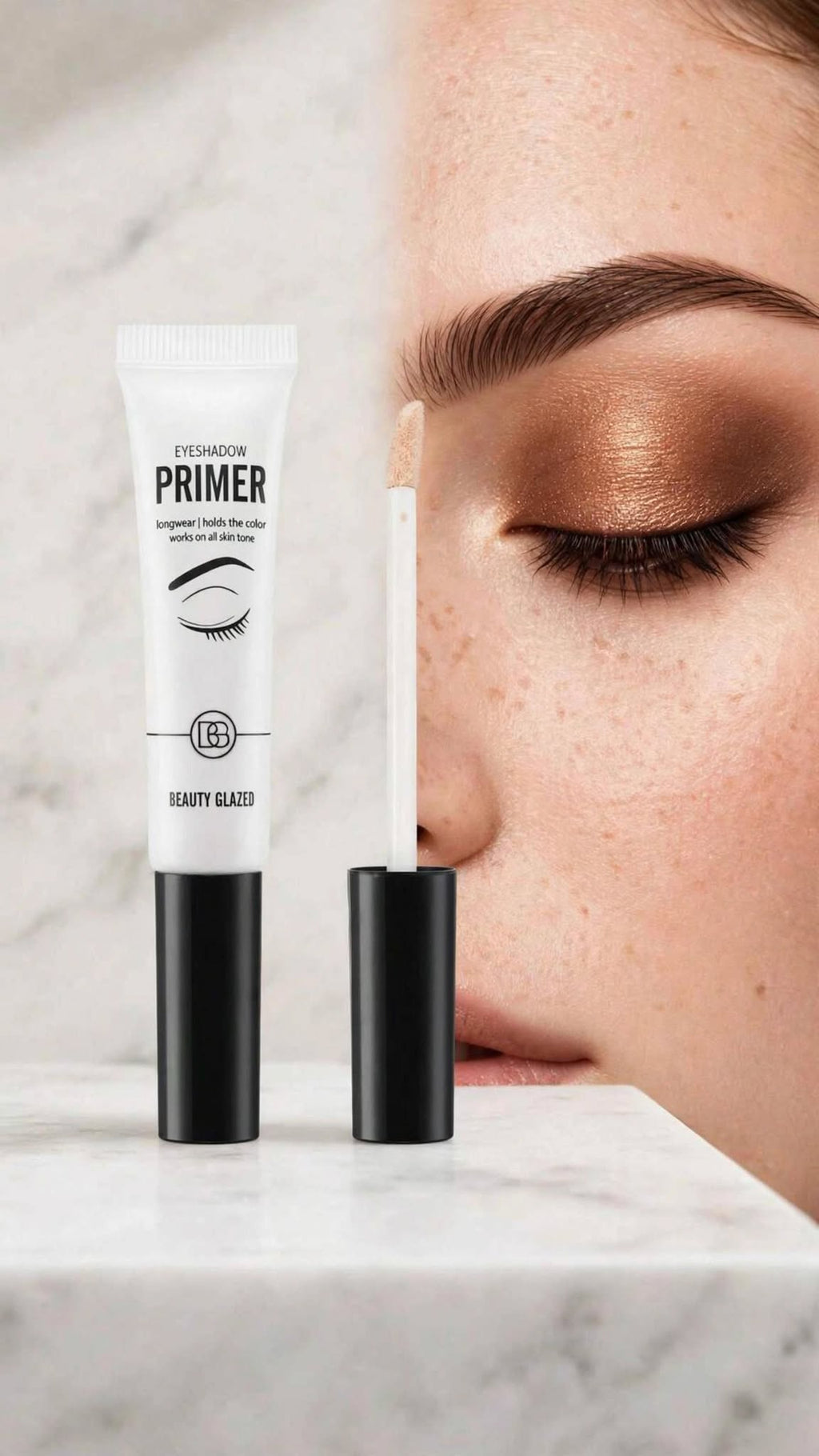 Long-Lasting Eyeshadow Primer – No Creasing, Smudge-Proof Eye Makeup Base