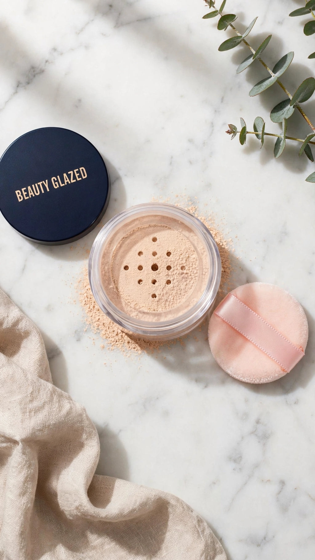 Loose Setting Powder with Fine Shimmers – Translucent, Oil Control & Soft Focus