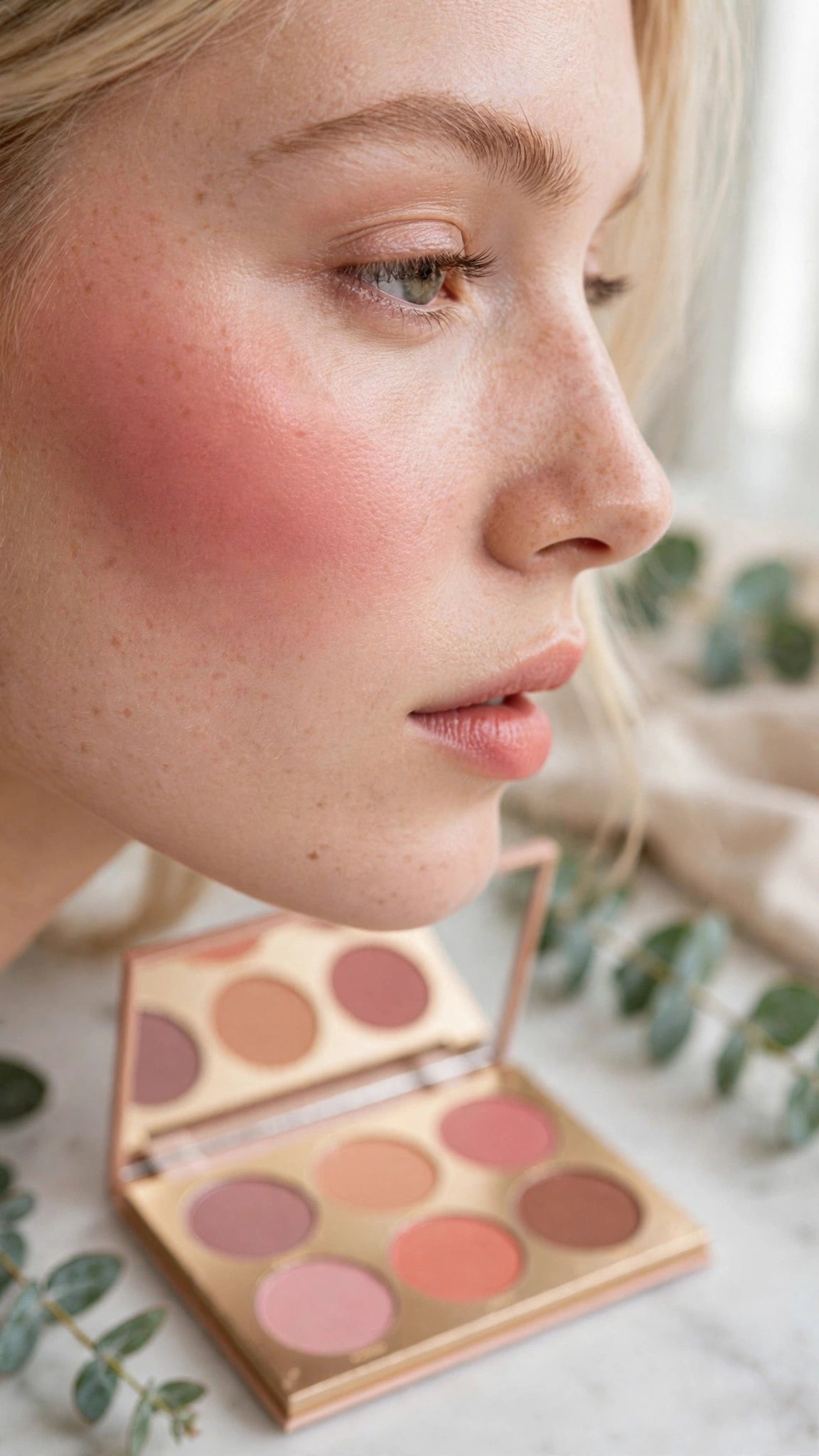 6-Colour Blush Palette – Highlight, Contour & Natural Glow in One