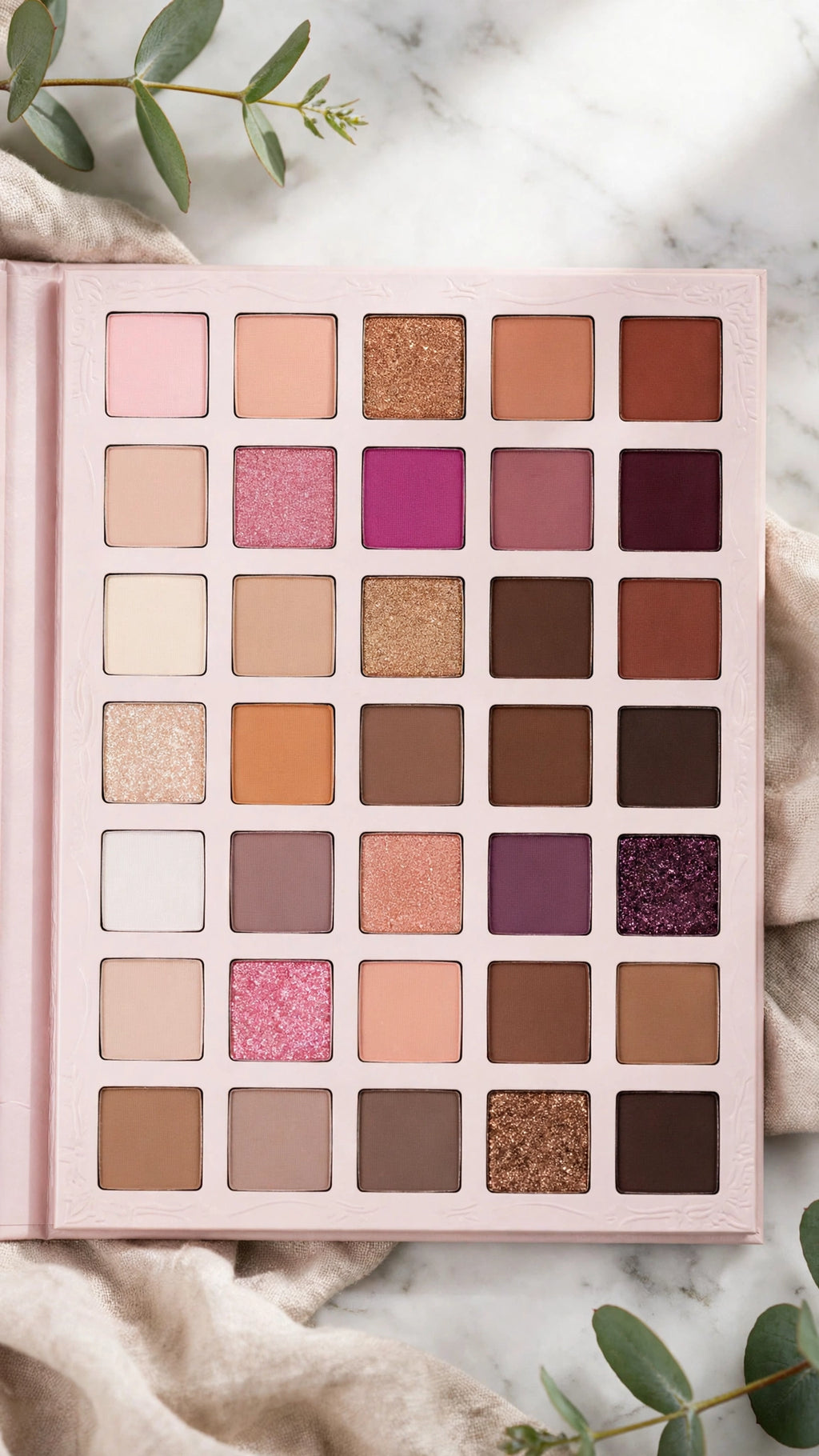 Professional Eyeshadow Palette – High Pigment Matte & Shimmer, Waterproof