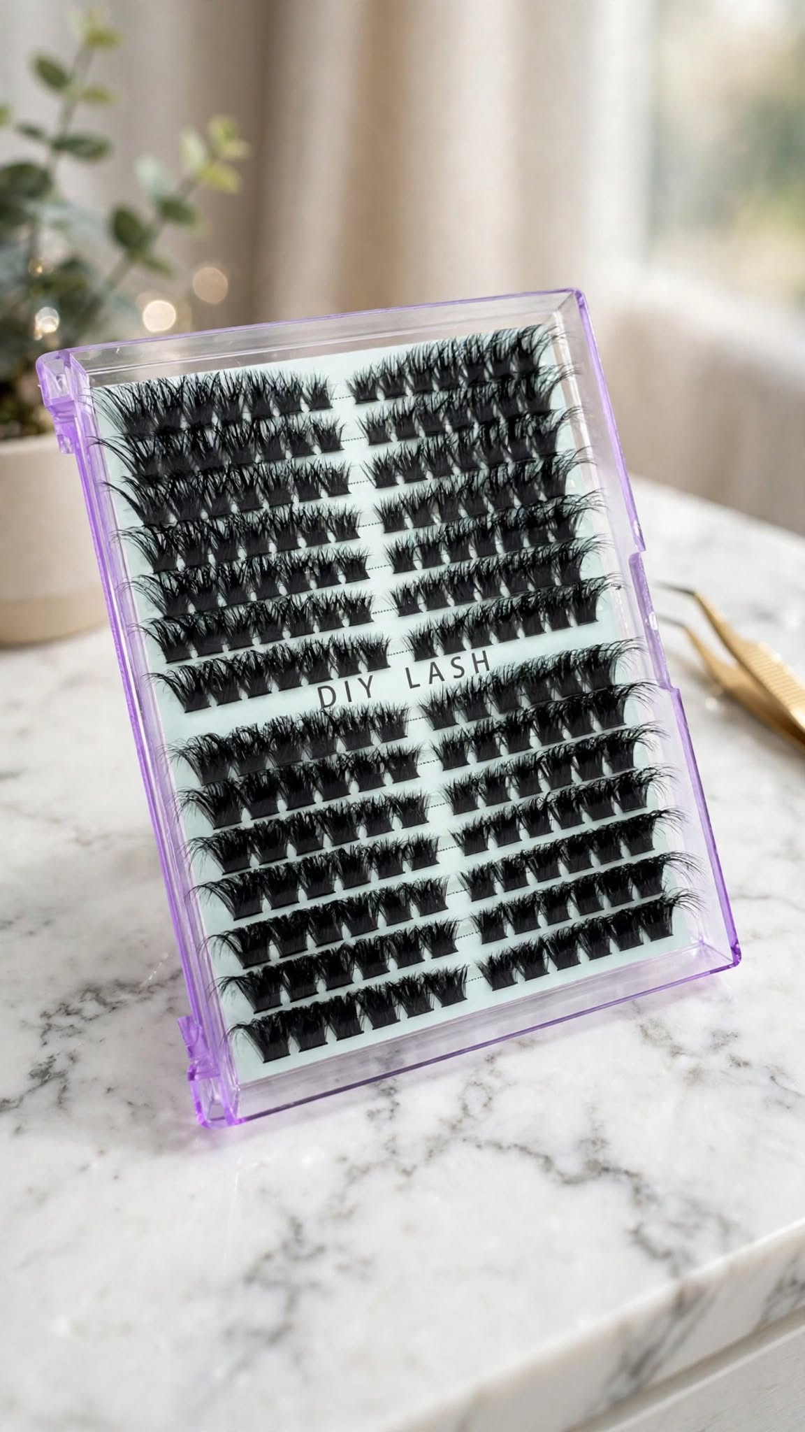 14-Row D-Curl Cluster Lash Set | DIY Extensions