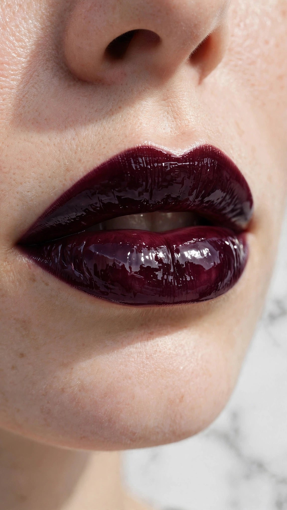 Glossy Liquid Lip Glaze – Non-Sticky Lip Oil, High Gloss & Plumping