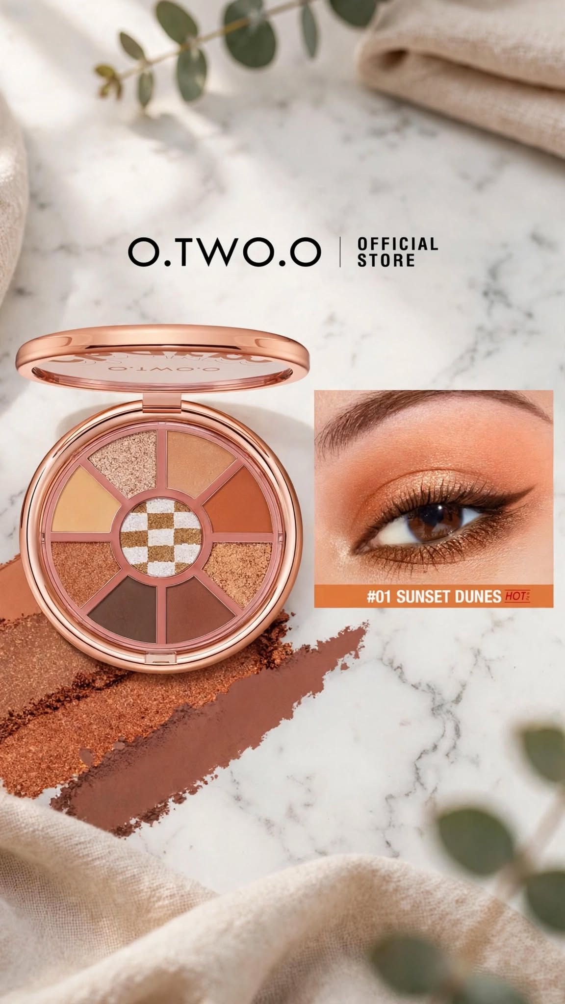 9-Color Eyeshadow Palette | Matte & Shimmer