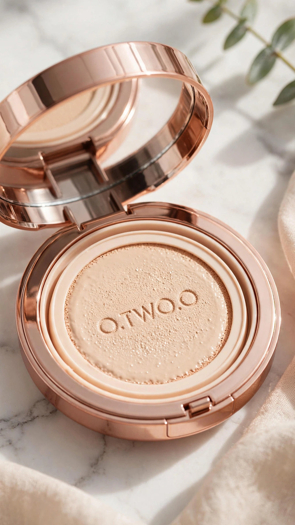 2-in-1 Soft Focus Powder & Air Cushion Cream – Full Coverage, Matte Finish