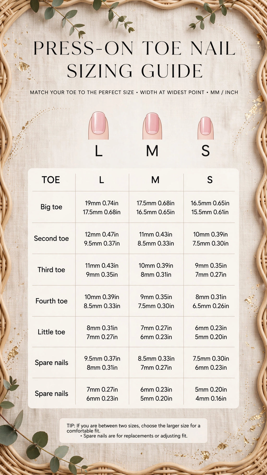 Handmade Press-On Nails – Nude & Pink Floral French Tips